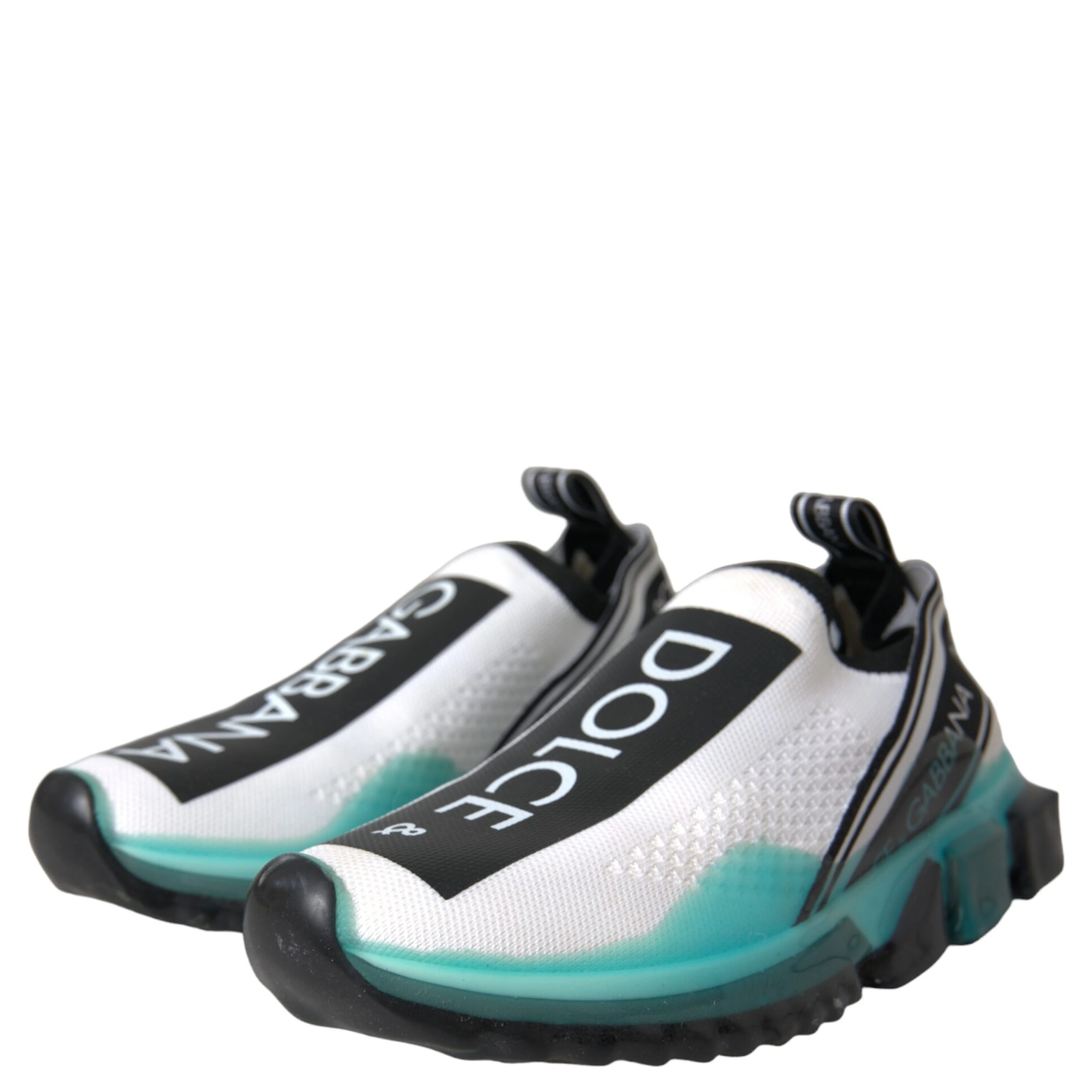 Black White Blue Slip On Sorrento Sneakers Shoes