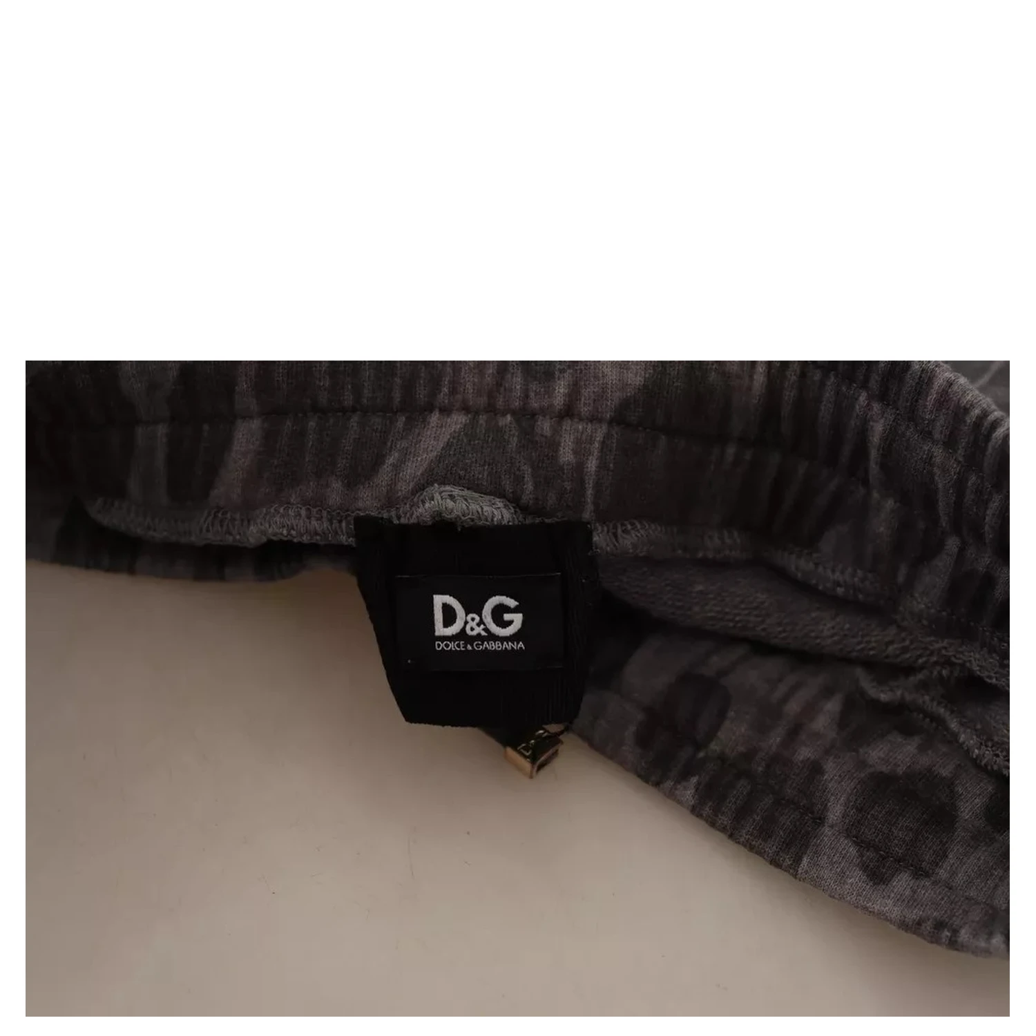 Gray Leopard Print Sweatpants Jogger Pants
