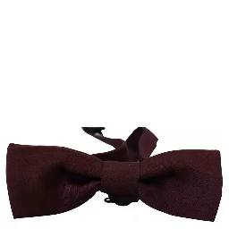 Bordeaux Silk Adjustable Neck Men Bow Tie