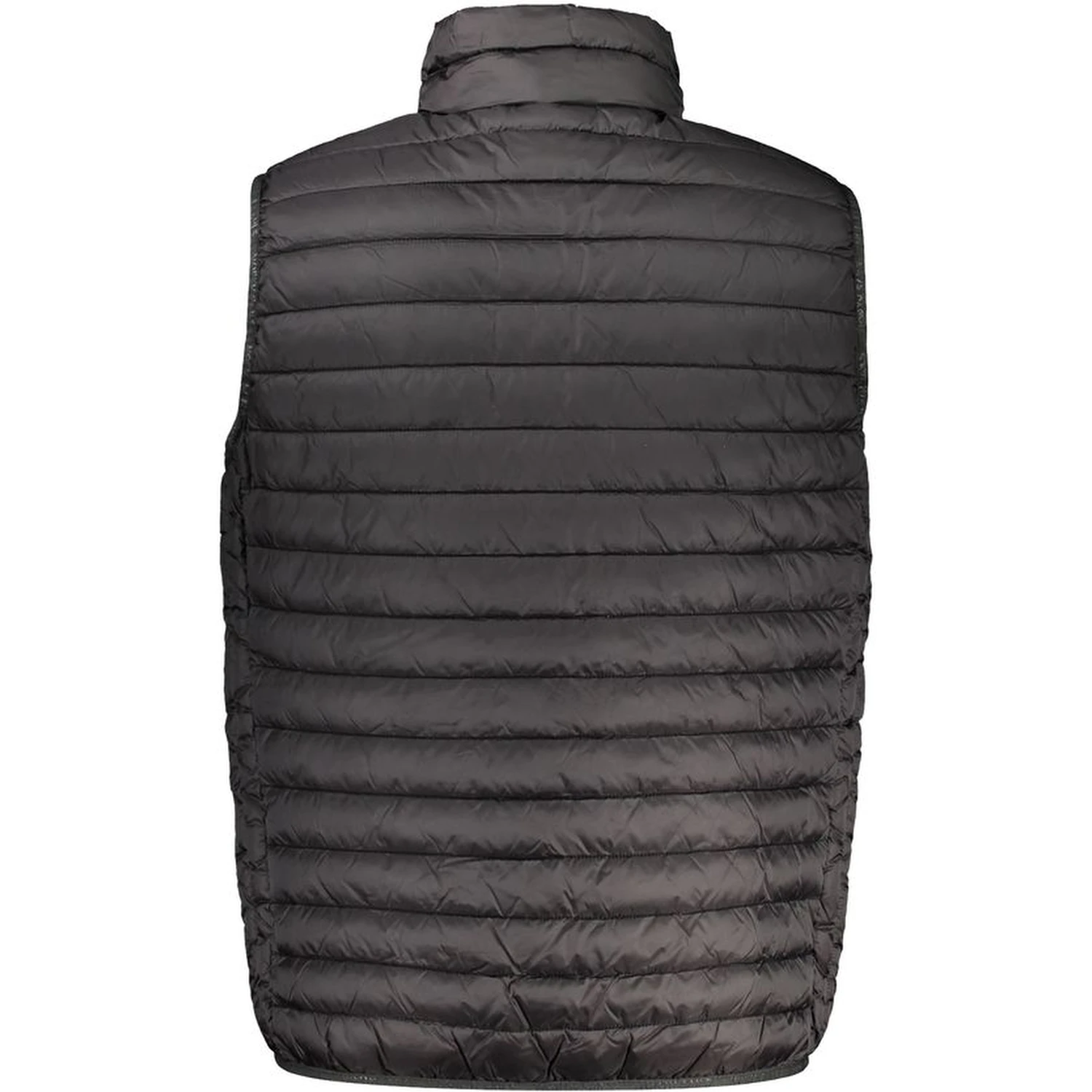 Black Polyamide Sleveless Jacket