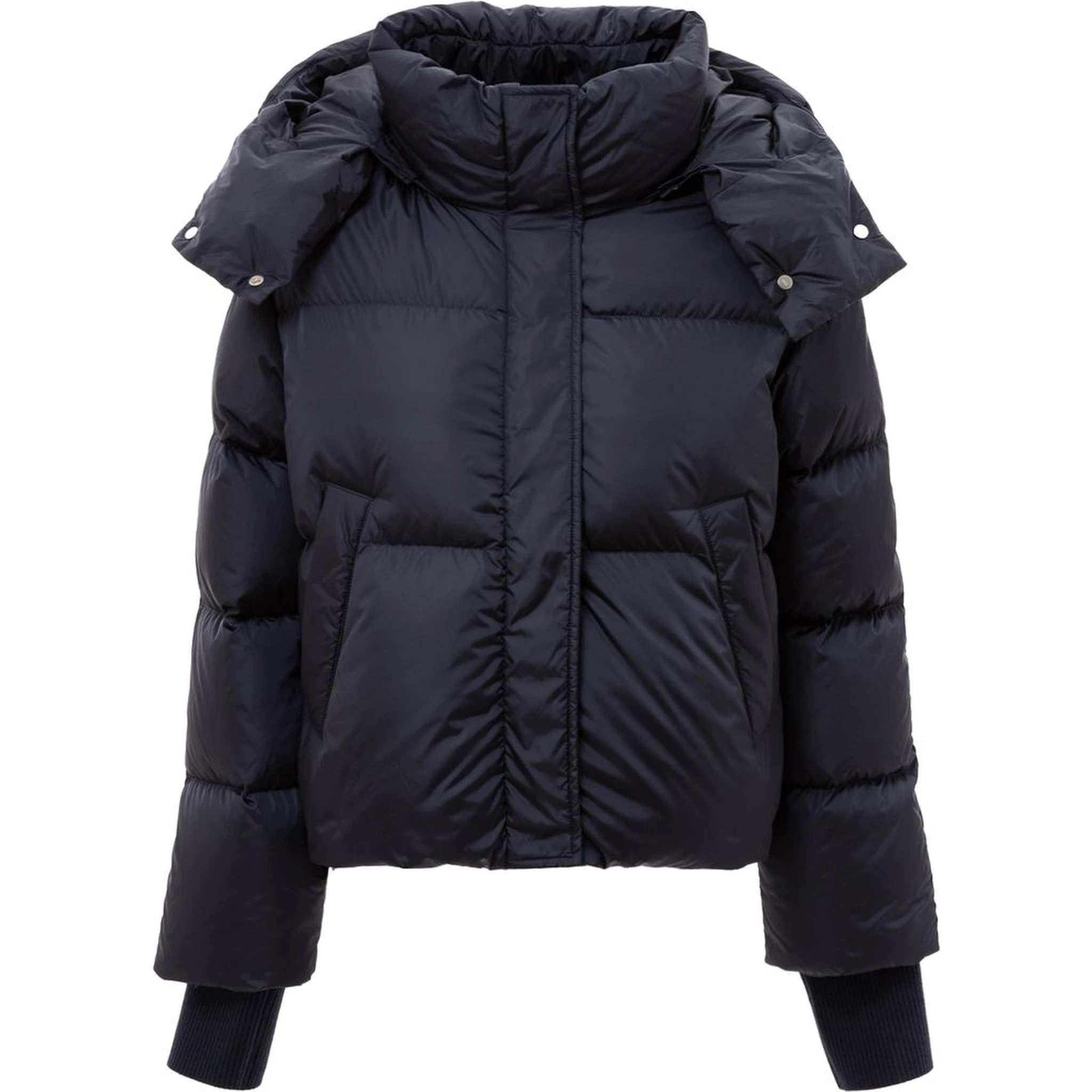 Blue Polyamide Jackets And Coat