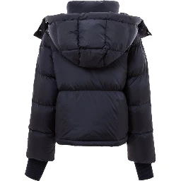 Blue Polyamide Jackets And Coat