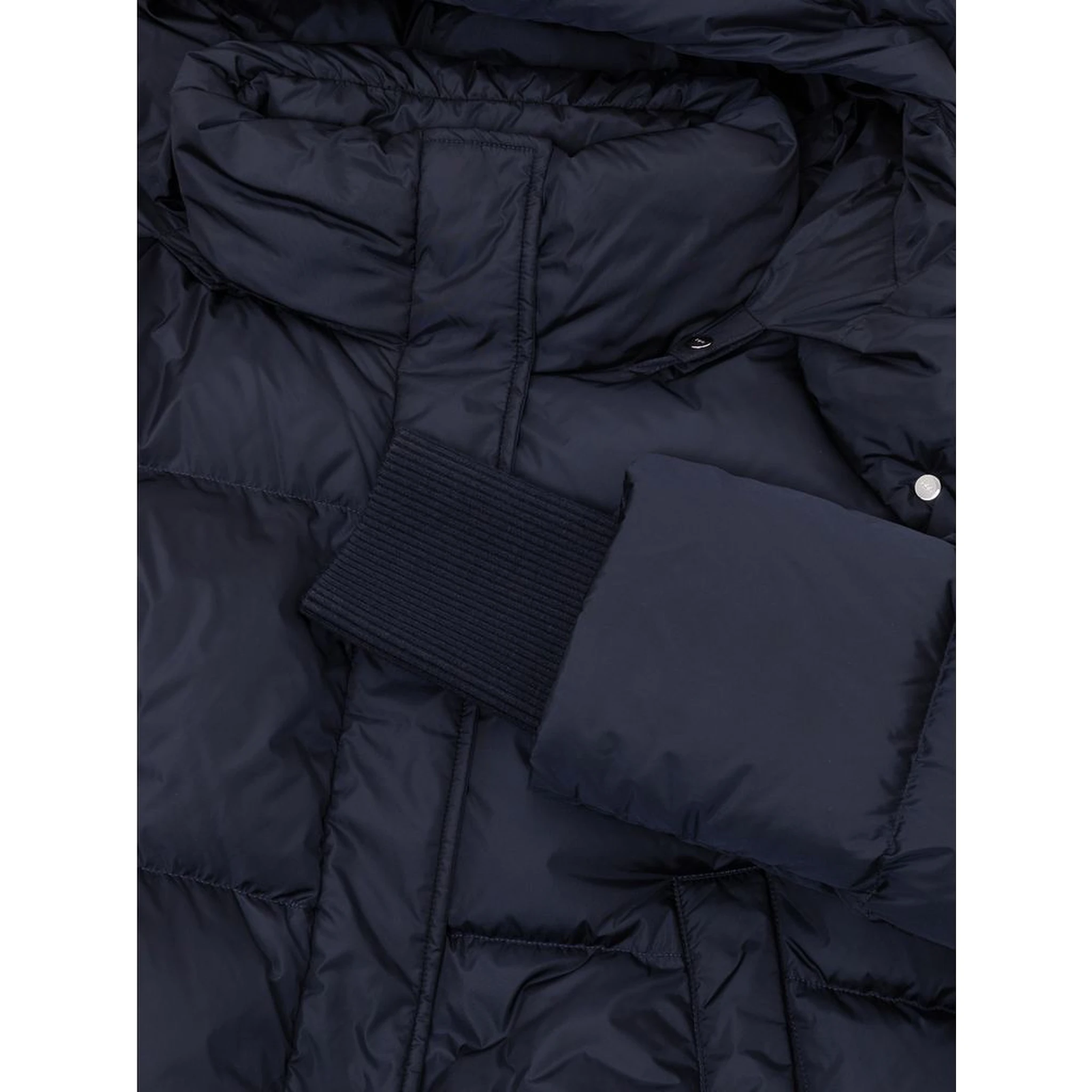 Blue Polyamide Jackets And Coat