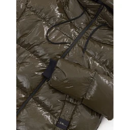 Green Polyamide Parka