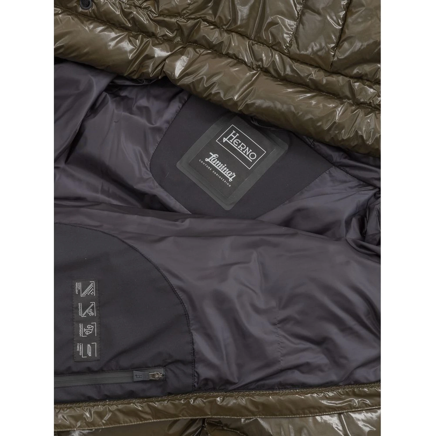 Green Polyamide Parka