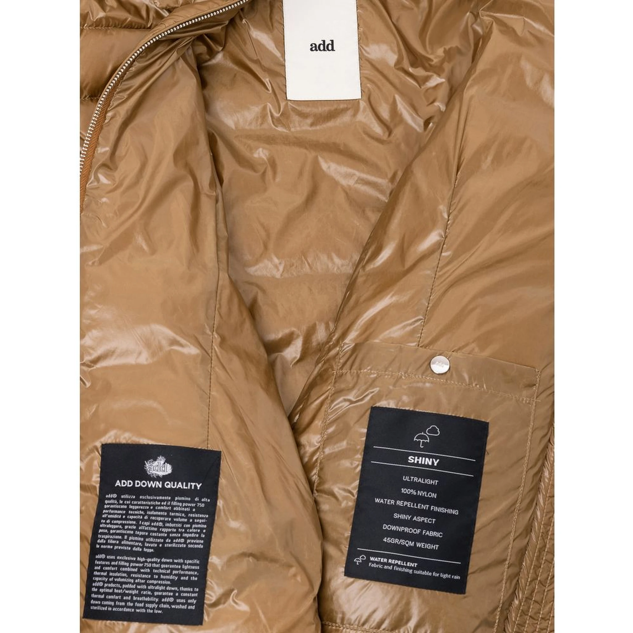 Bronze Polyamide Jackets And Coat