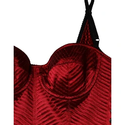 Red Bustier Corset Lace Bodycon Midi Dress