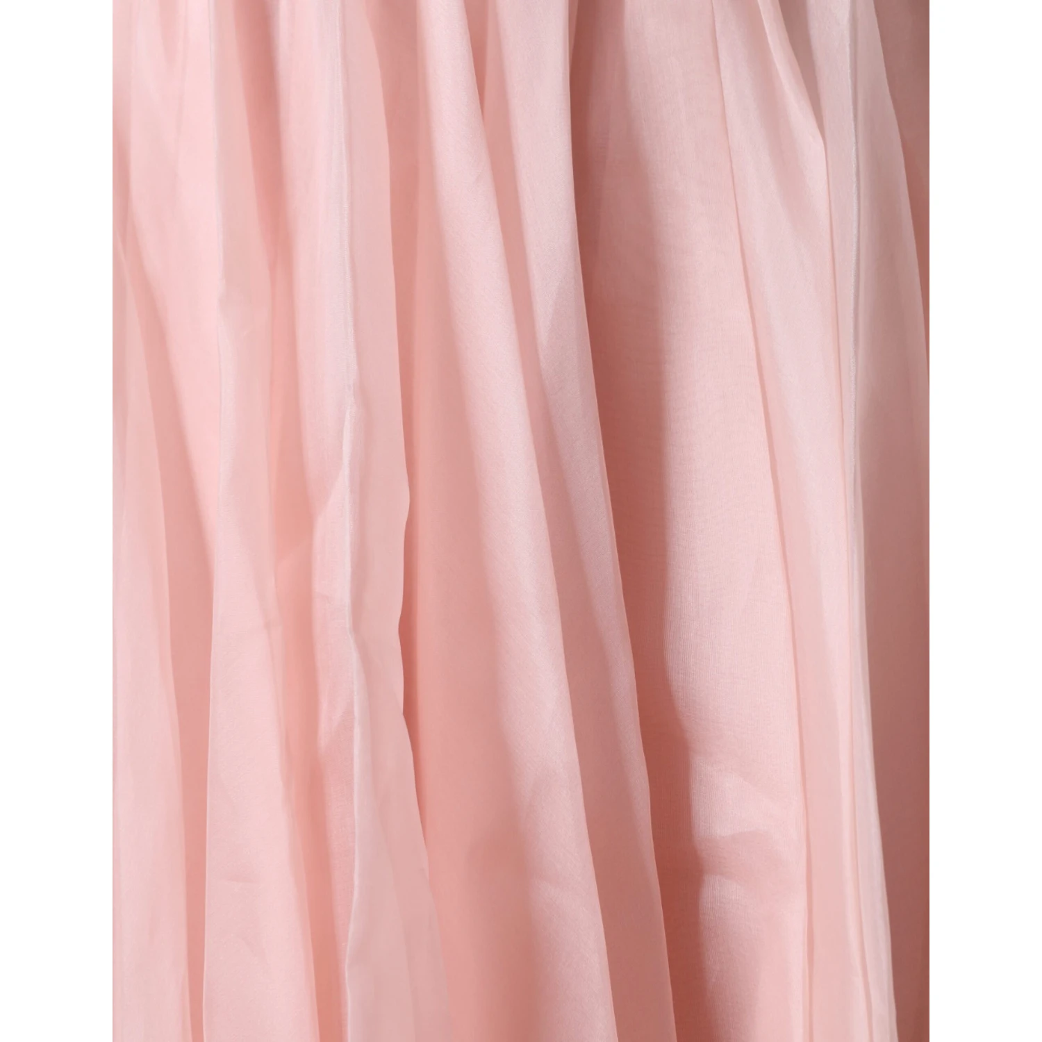 Pink Silk Strapless Maxi A-line Gown Dress