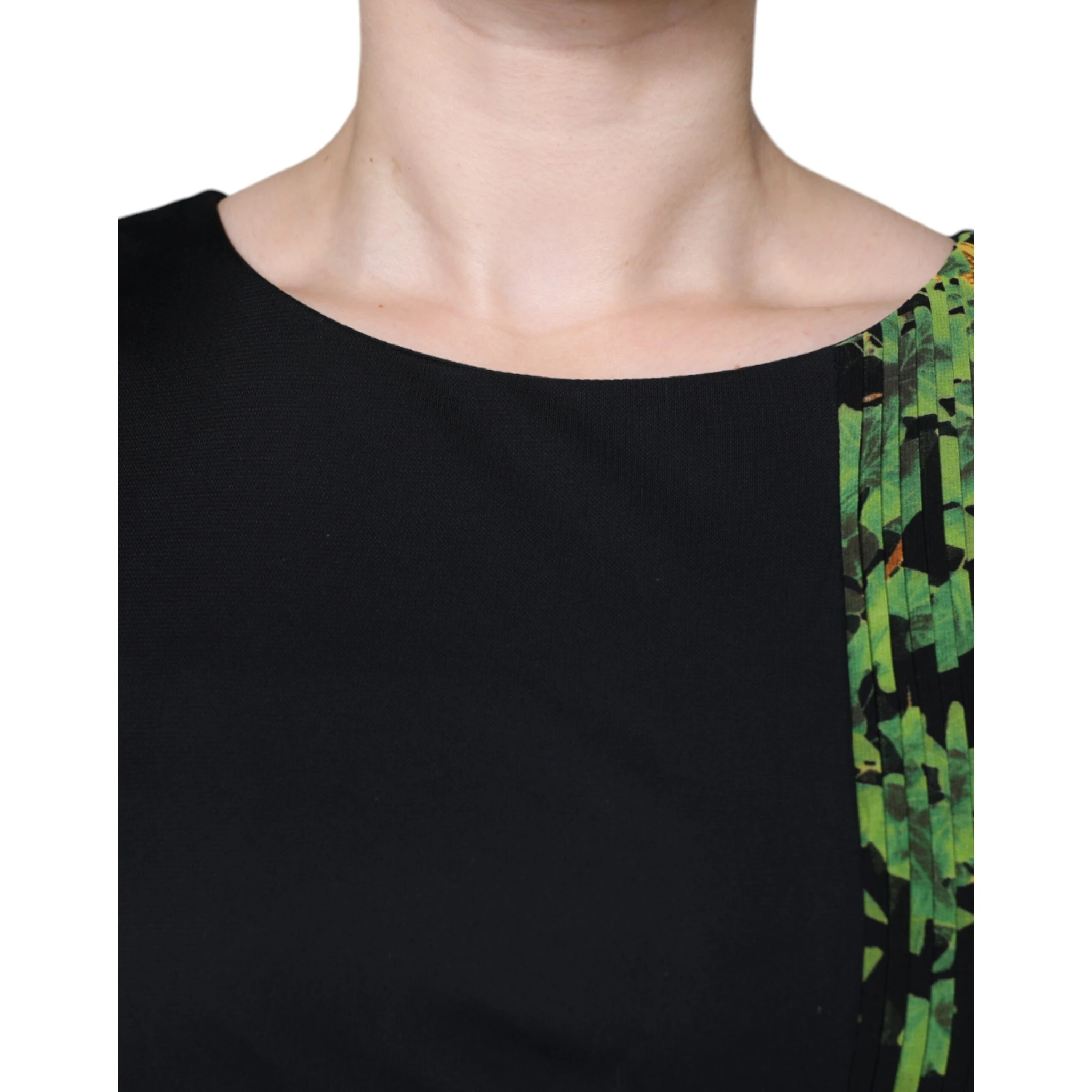 Multicolor Floral Sheath Knee Length Dress