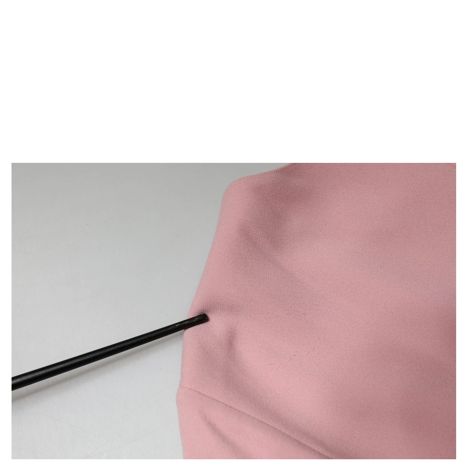 Pink A-line Viscose 3/4 Sleeves Dress