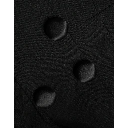 Black Double Breasted Trench Coat Jacket