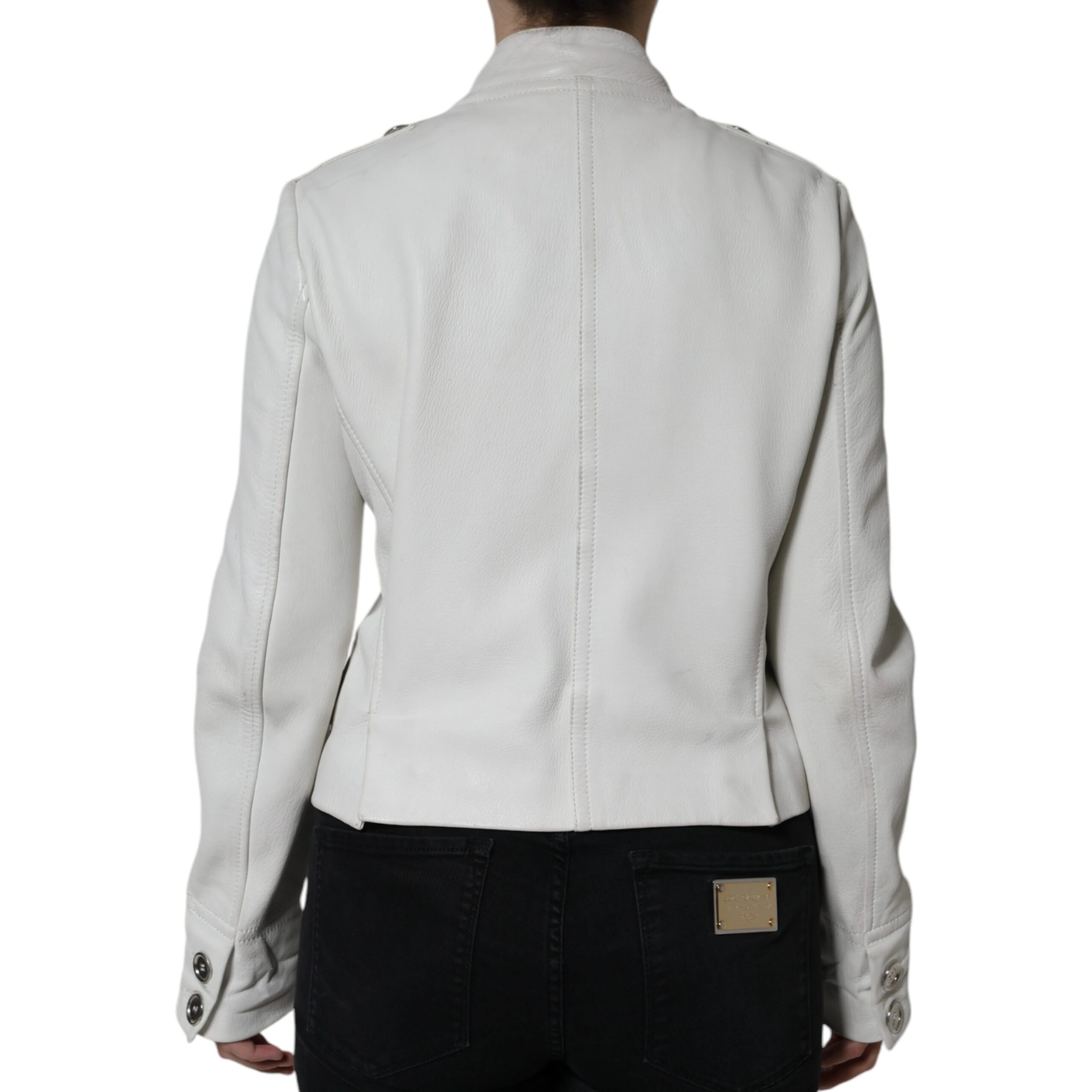 White Double Breasted Blazer Coat Jacket