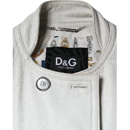 White Double Breasted Blazer Coat Jacket
