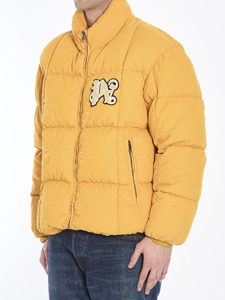 Monogram corduroy puffer jacket alternative