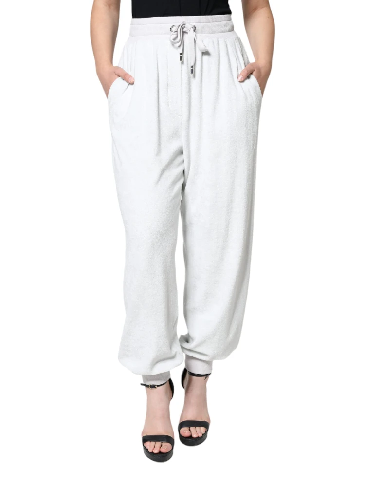 White Nylon Jogger Sweatpants Pants alternative