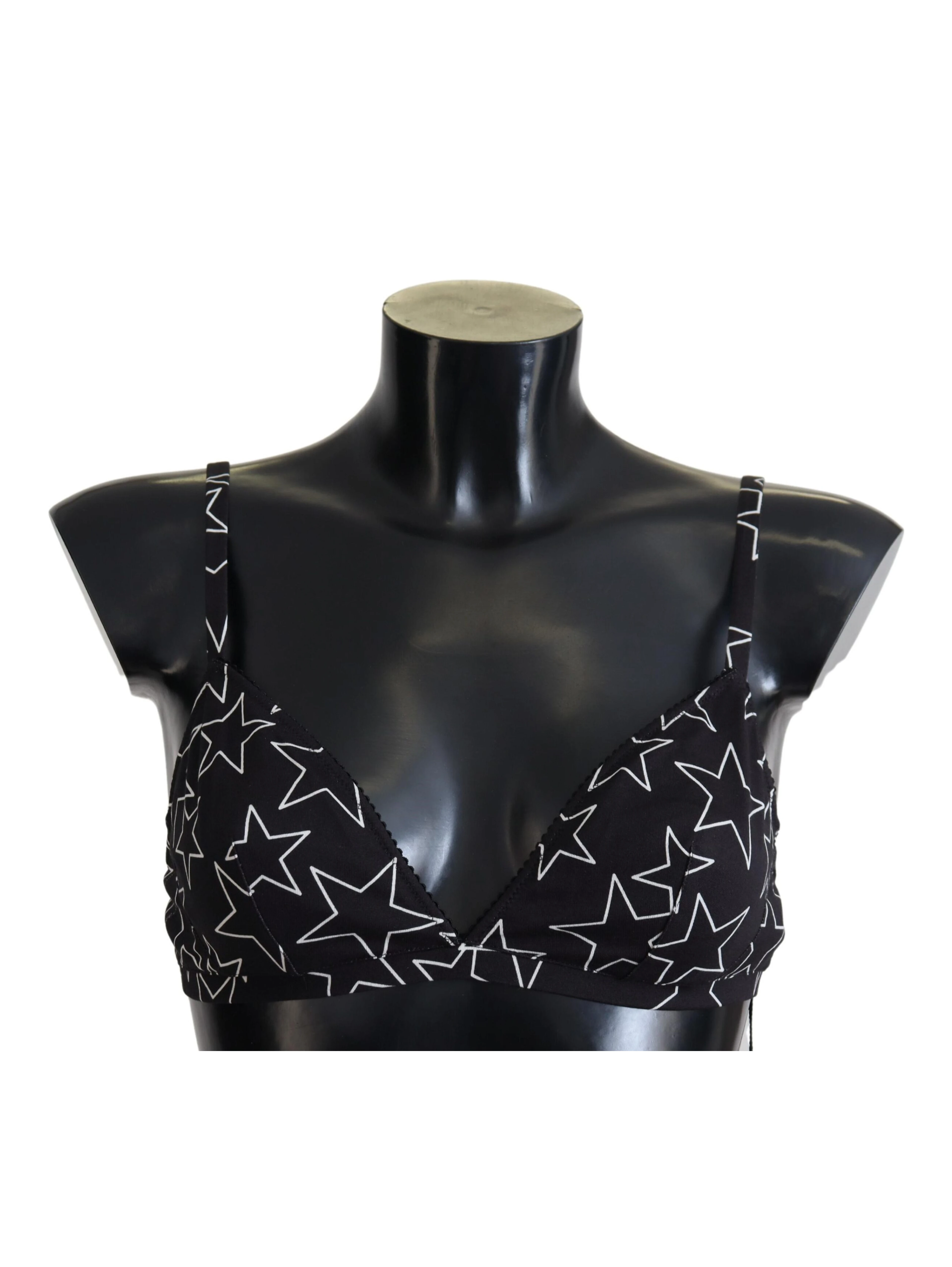 Black Millennials Star Non Wire Cotton Bra Underwear