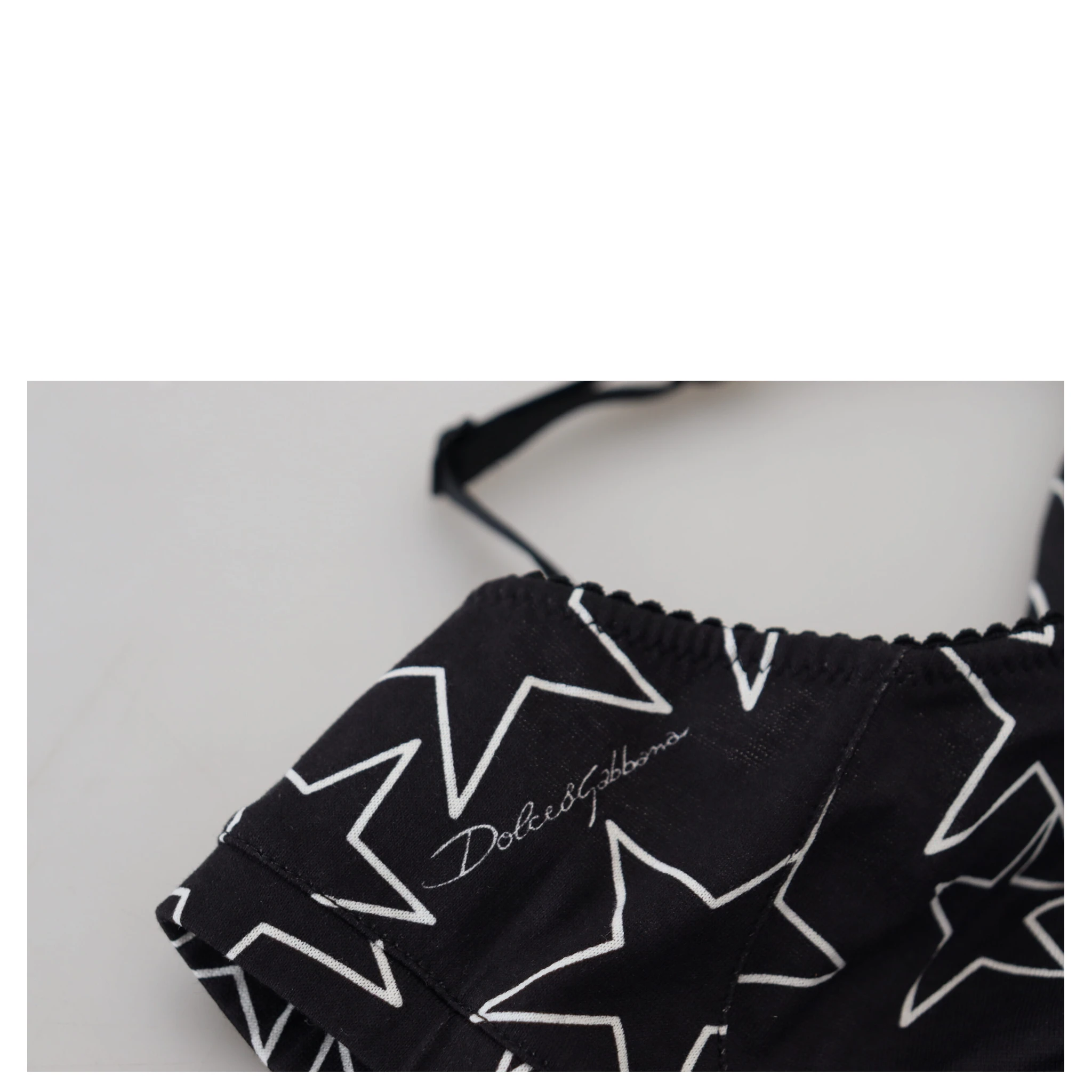 Black Millennials Star Non Wire Cotton Bra Underwear