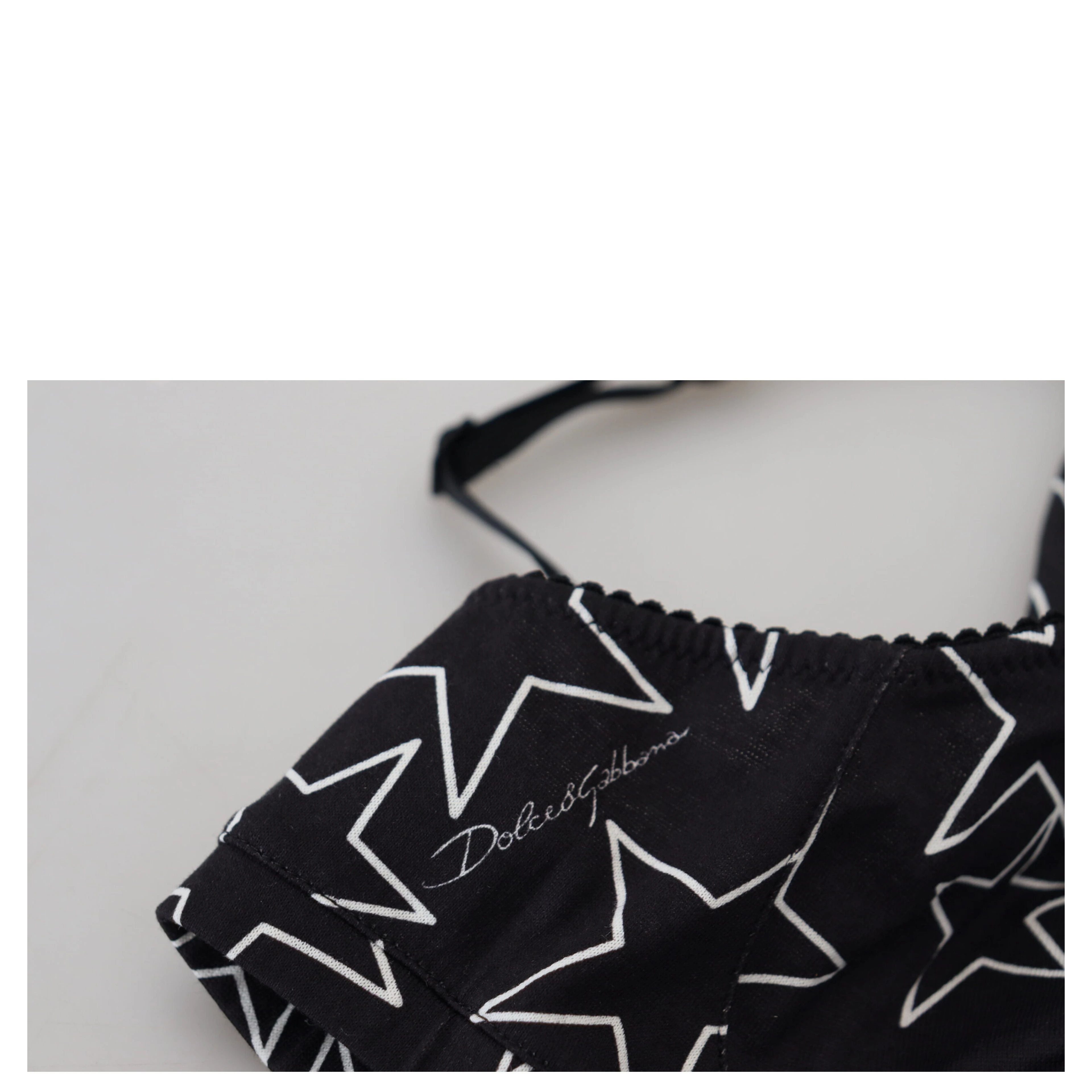 Black Millennials Star Non Wire Cotton Bra Underwear