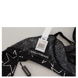 Black Millennials Star Non Wire Cotton Bra Underwear
