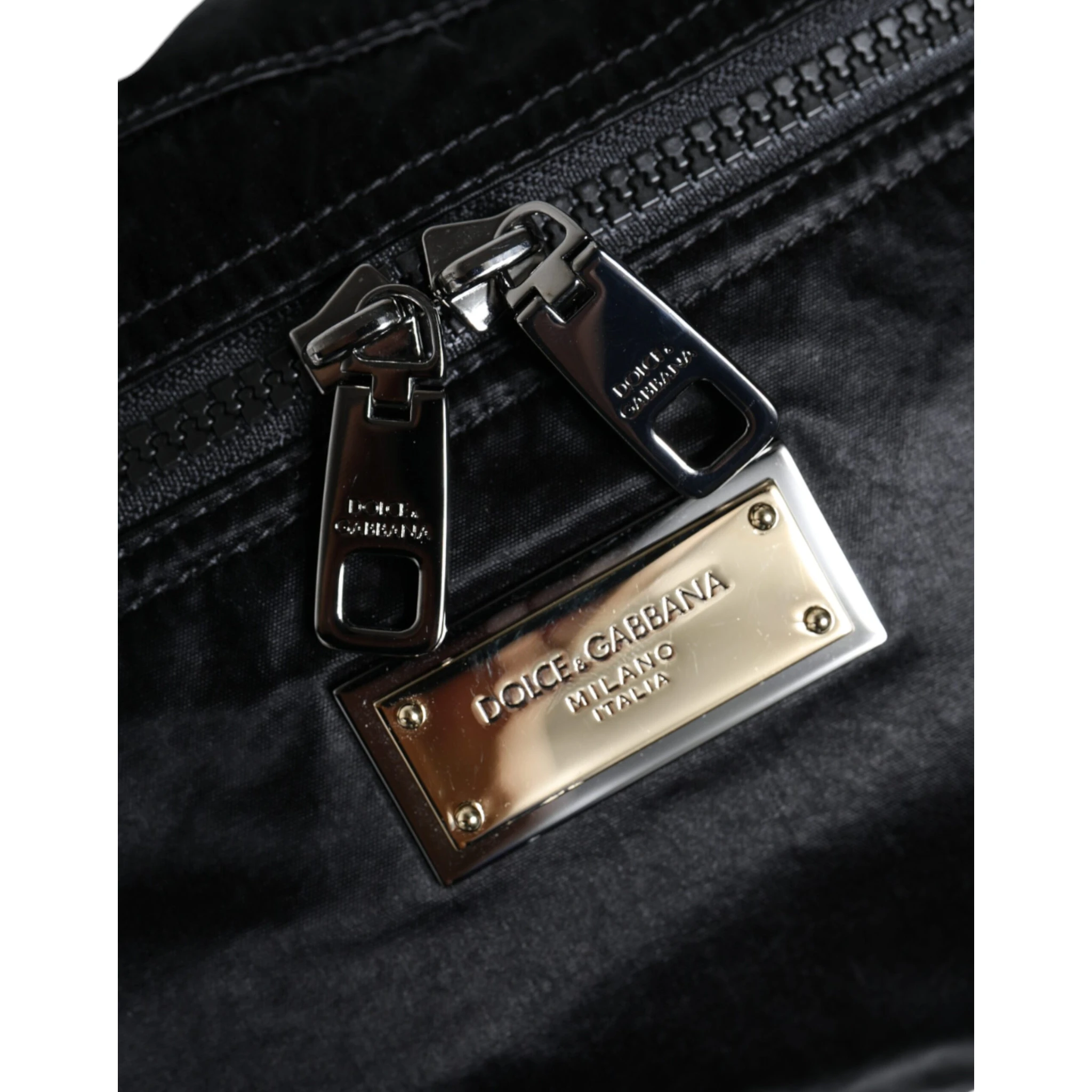 Black Nylon Fabric Belt Waist Fanny Pack Bag