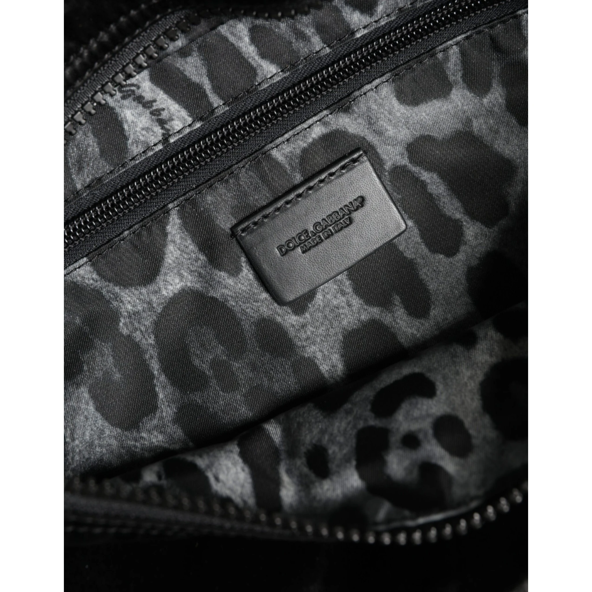 Black Nylon Fabric Belt Waist Fanny Pack Bag