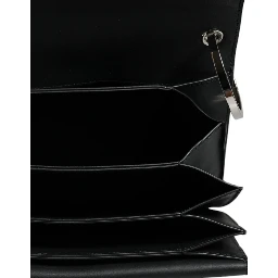 Black Small Leather Studded Shoulder Crossbody Bag