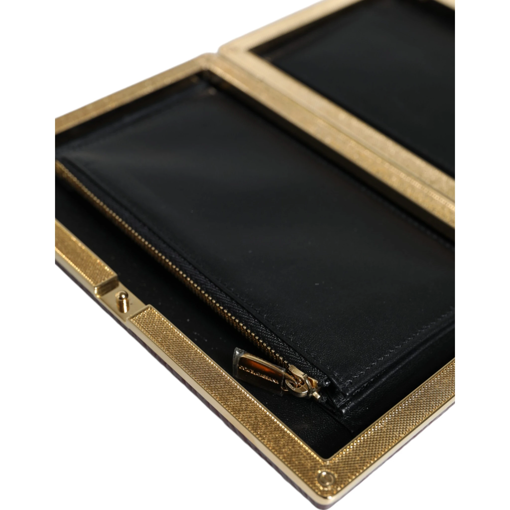 Maroon Leather Clutch Evening Crossbody Bag