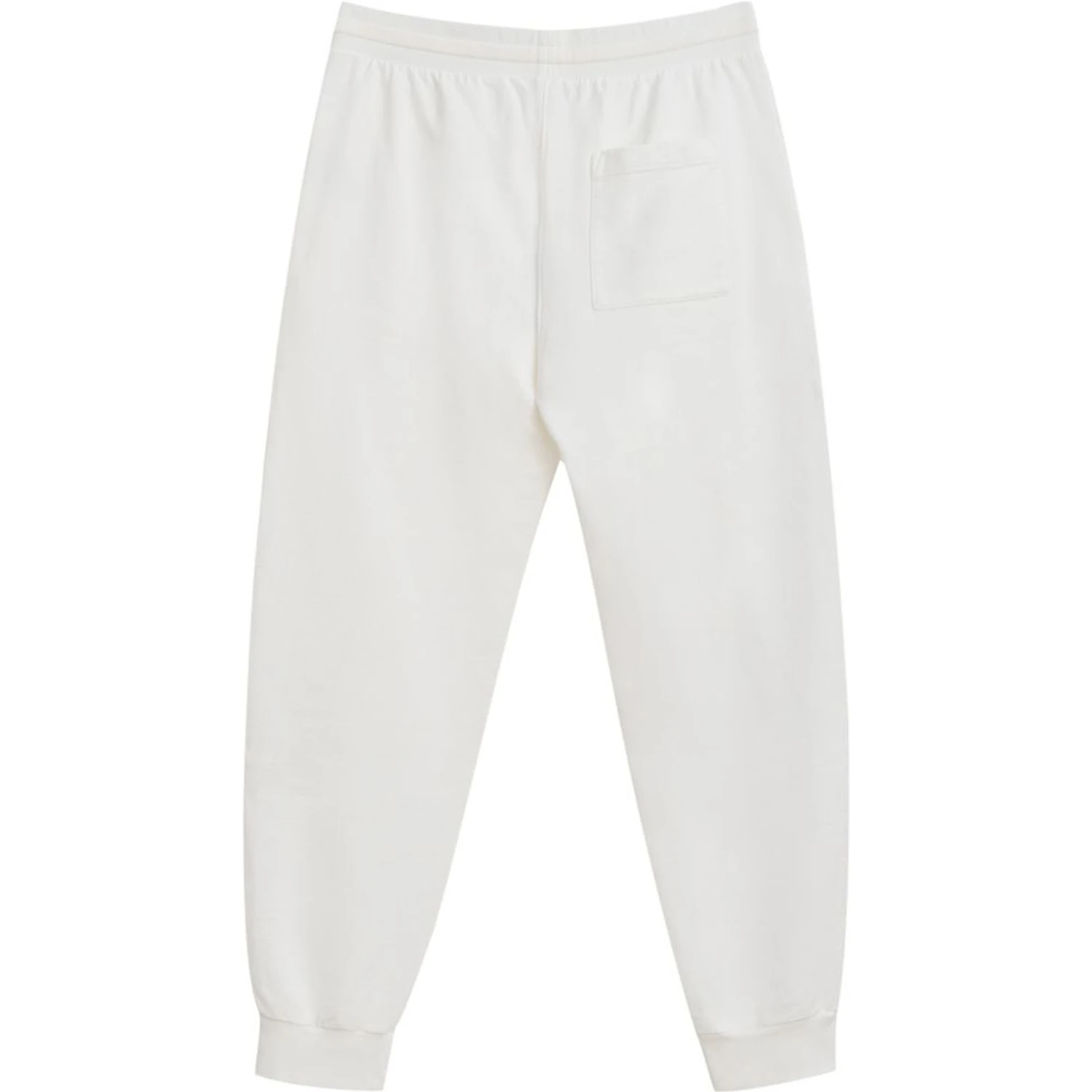 White Cotton Athletic Pants