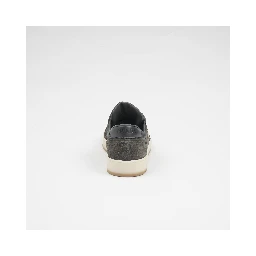 Two-tone Suede And Fabric Downtown Sneaker