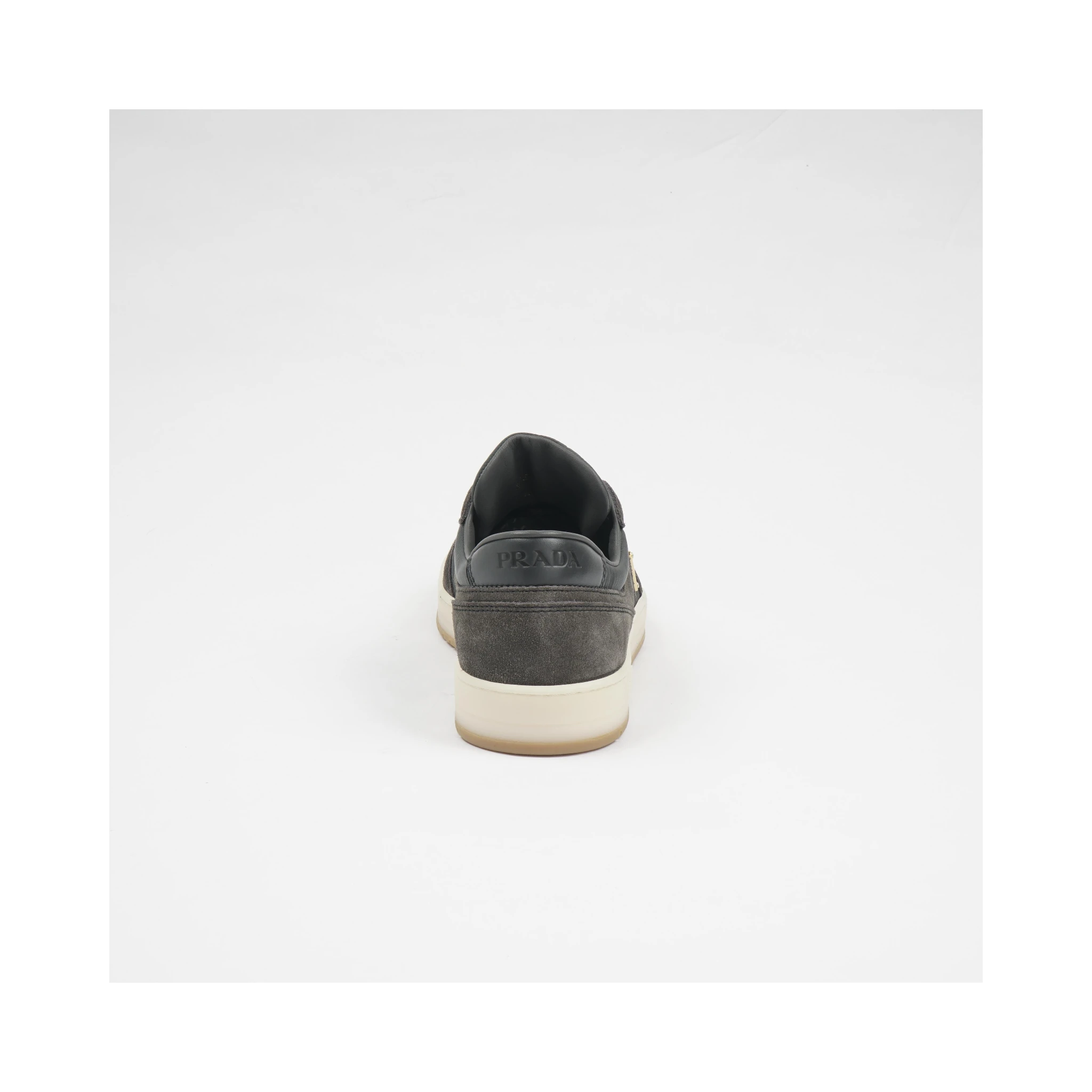 Two-tone Suede And Fabric Downtown Sneaker