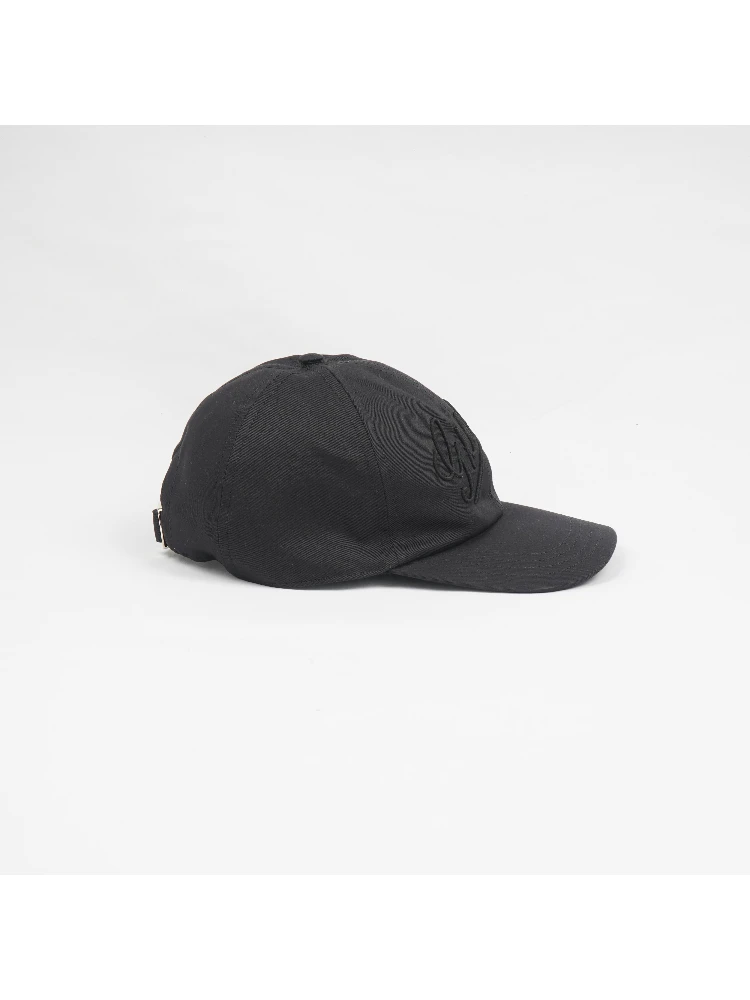 Baseball Cap With Embroidery In Black alternative