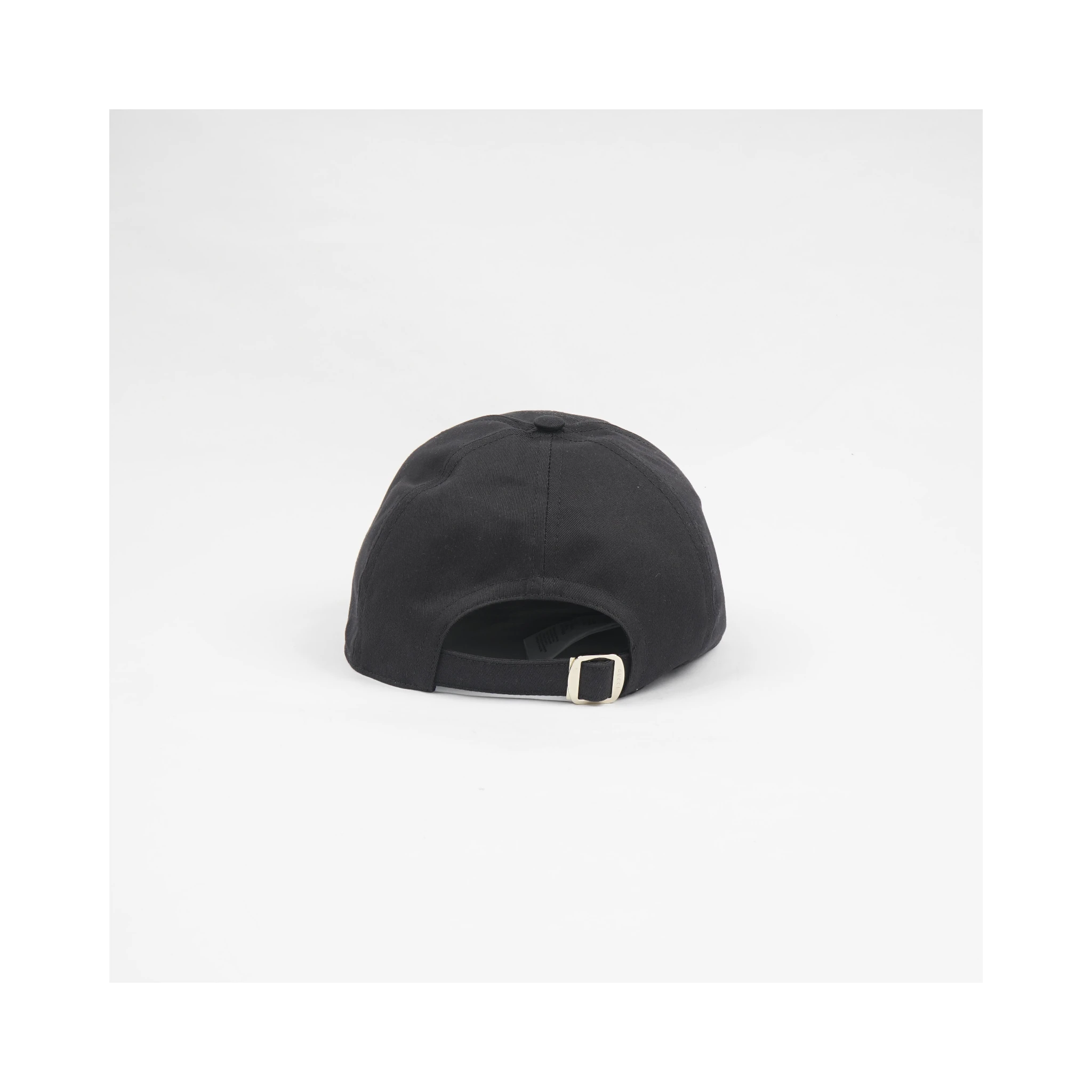 Baseball Cap With Embroidery In Black
