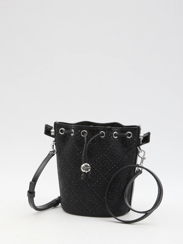 T Monogram Hotfix Mini Bucket bag