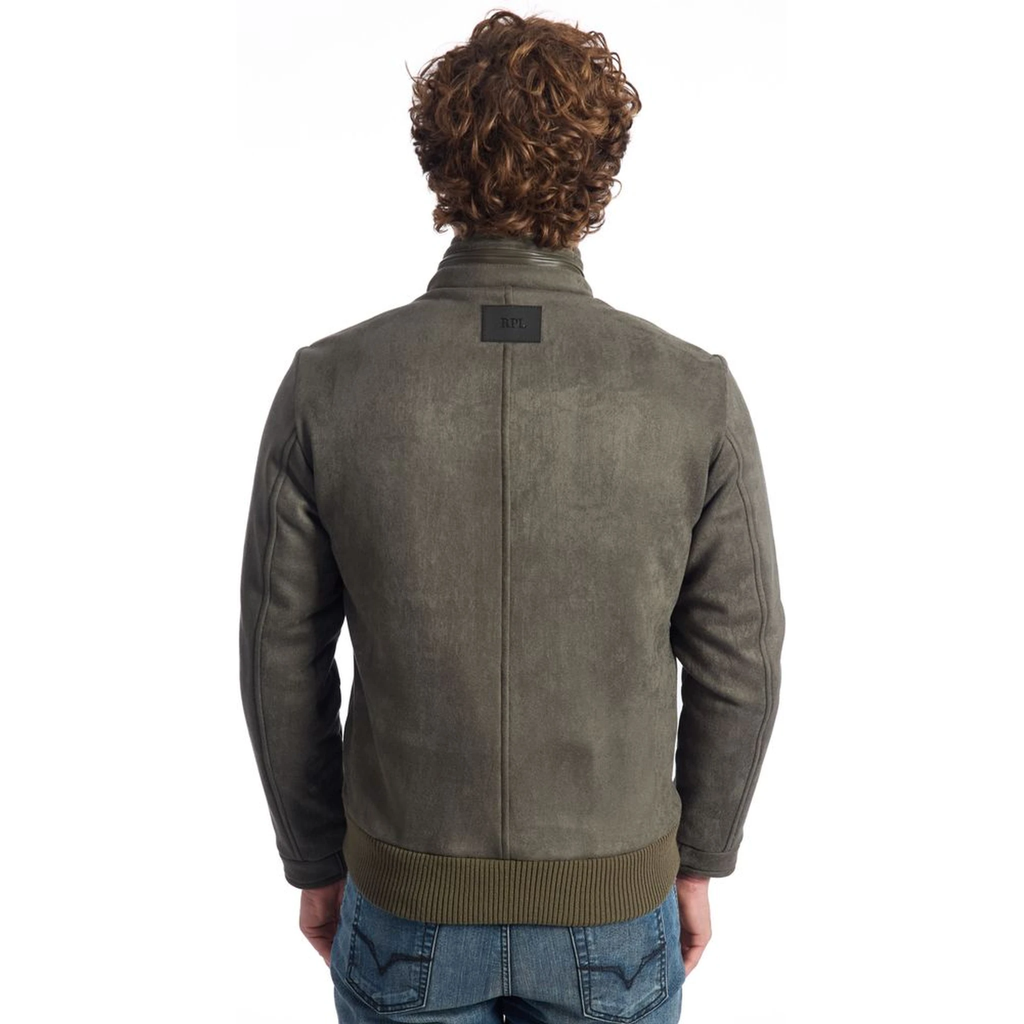 Green Eco Leather Jackets & Coat