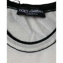Off White Cashmere Short Sleeves T-shirt
