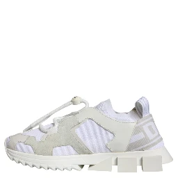 White Mesh Sorrento Trekking Sneakers Shoes