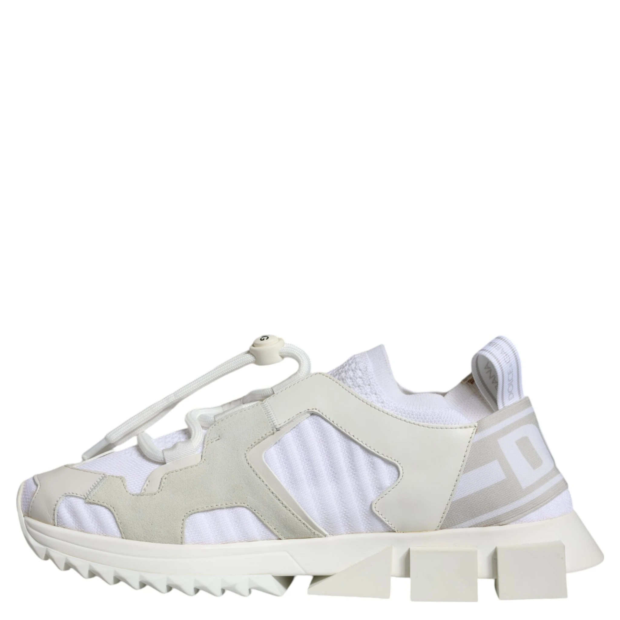 White Mesh Sorrento Trekking Sneakers Shoes