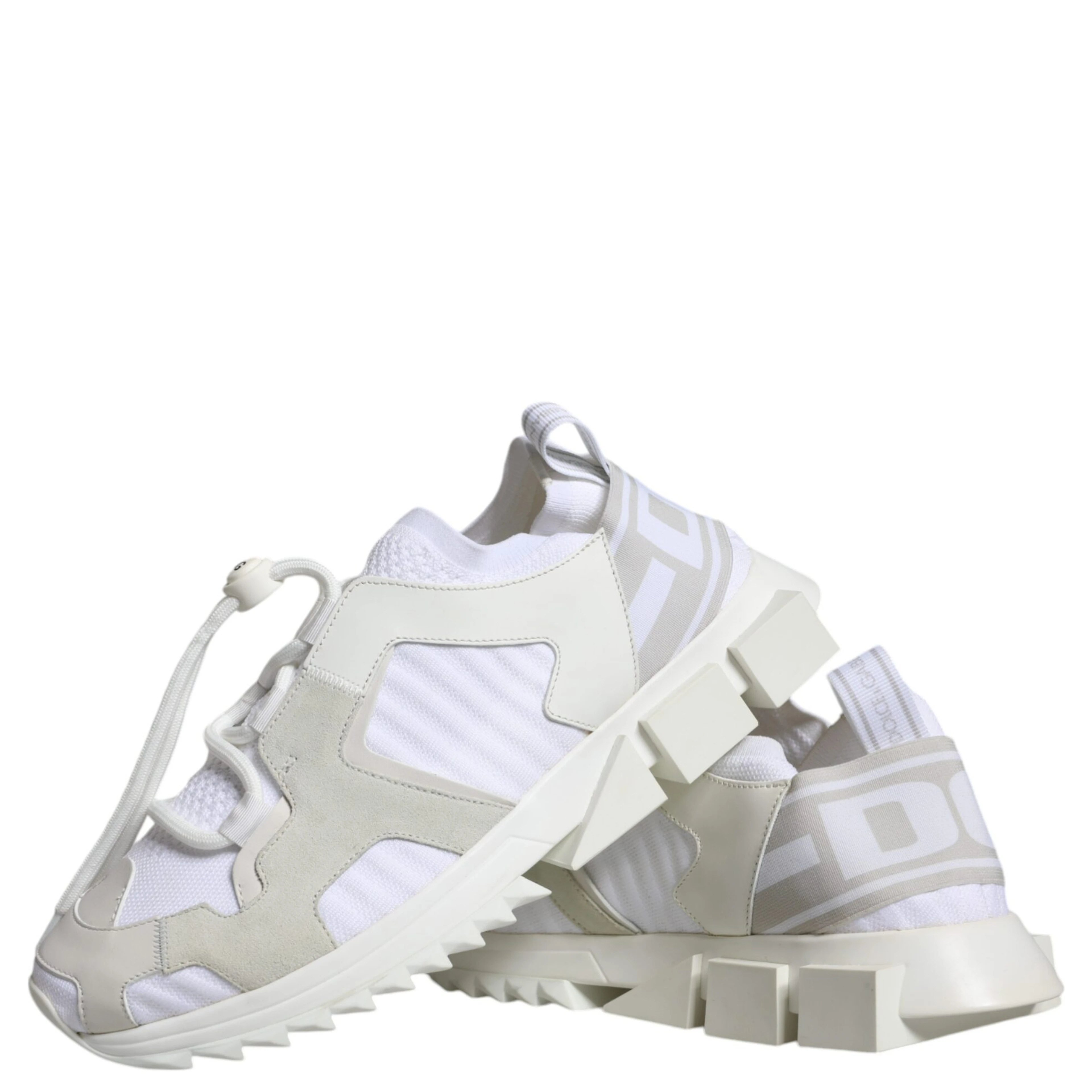 White Mesh Sorrento Trekking Sneakers Shoes
