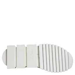 White Mesh Sorrento Trekking Sneakers Shoes