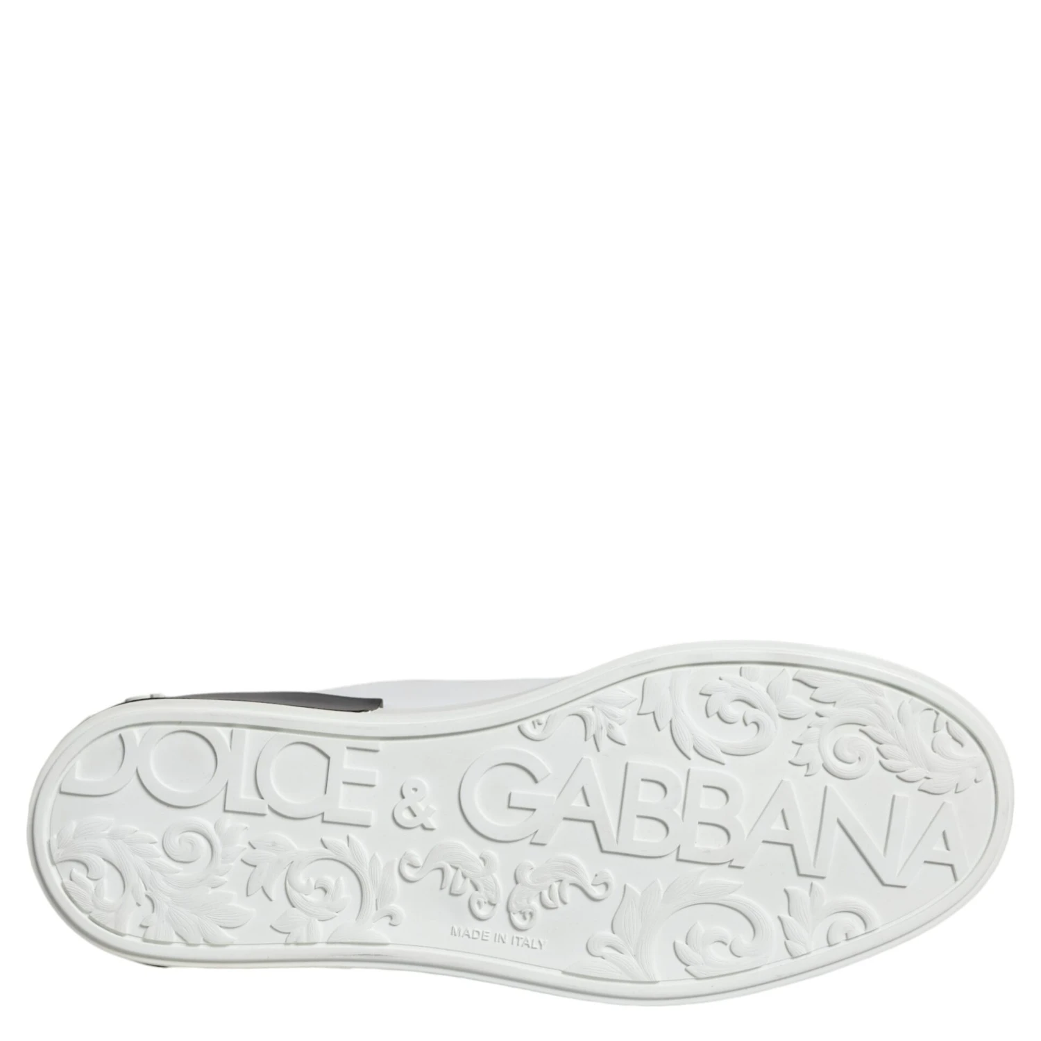 Black Leather Logo Portofino Sneaker Shoes