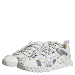 White Lace Up Low Top NS1 Sneakers Shoes