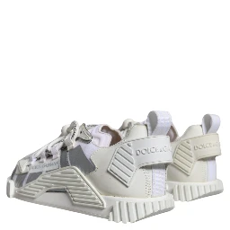 White Lace Up Low Top NS1 Sneakers Shoes