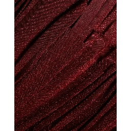 Red One Shoulder Pleated A-line Mini Dress