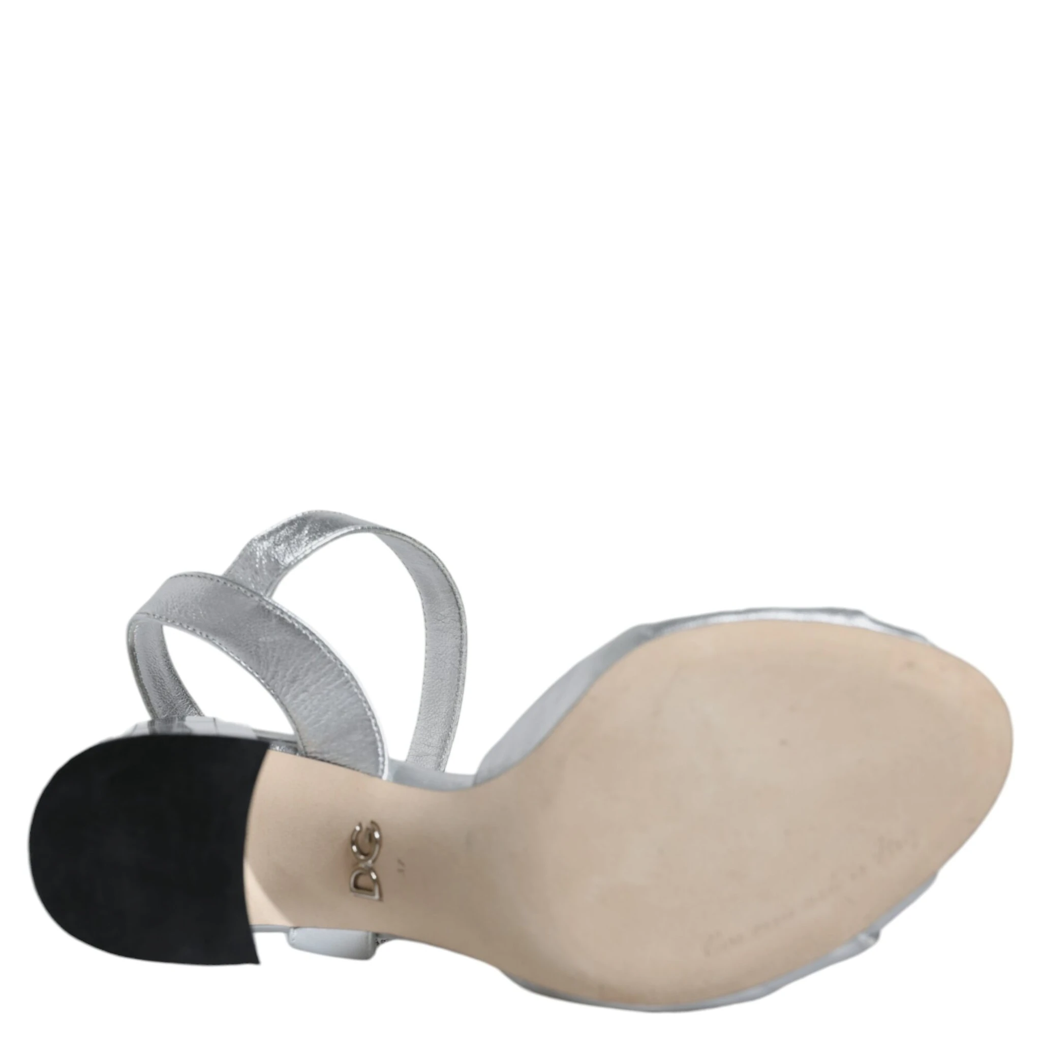 Silver Mirror Heels KEIRA Sandals Shoes