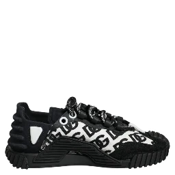 Black Logo Lace Up Low Top NS1 Sneakers Shoes