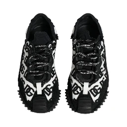 Black Logo Lace Up Low Top NS1 Sneakers Shoes