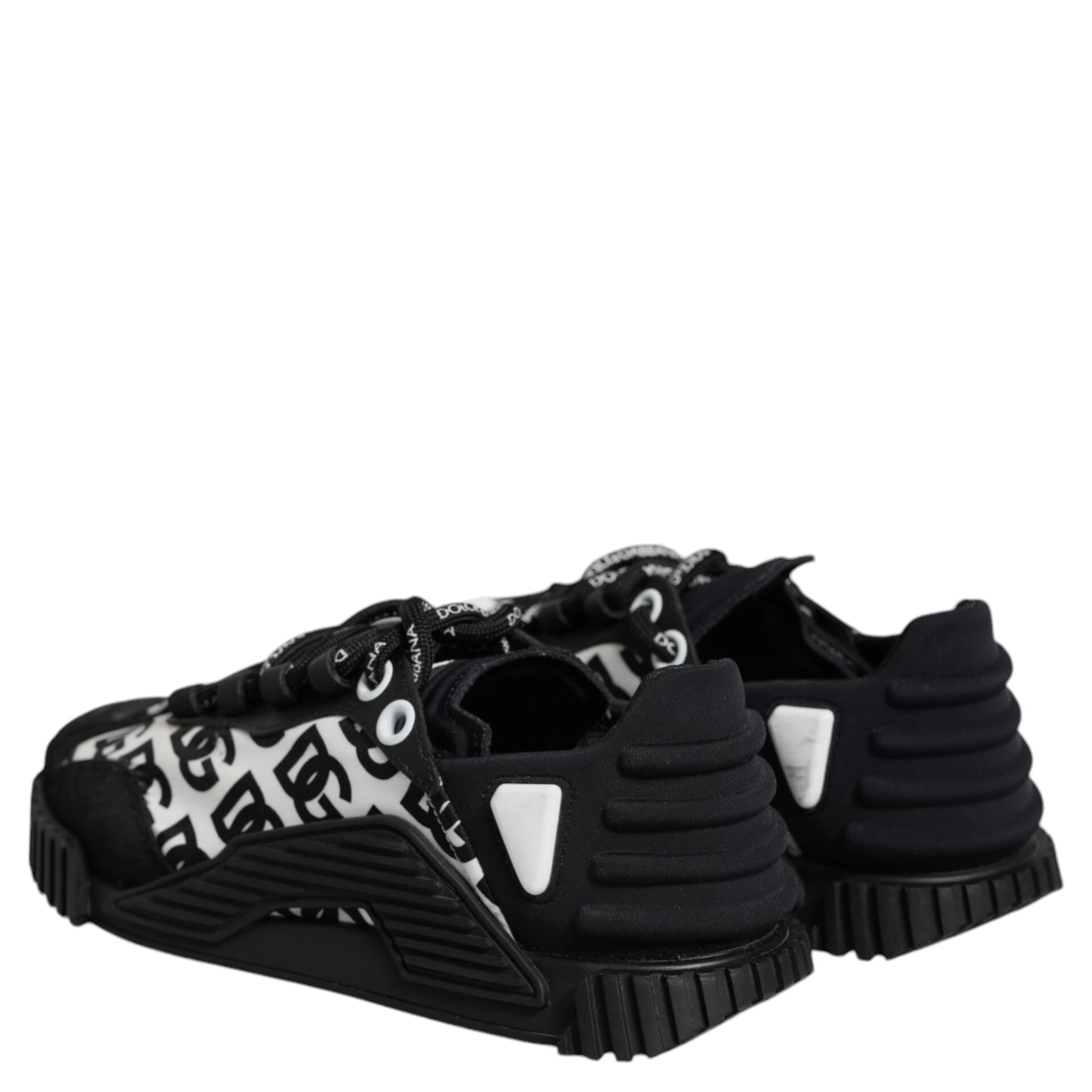 Black Logo Lace Up Low Top NS1 Sneakers Shoes