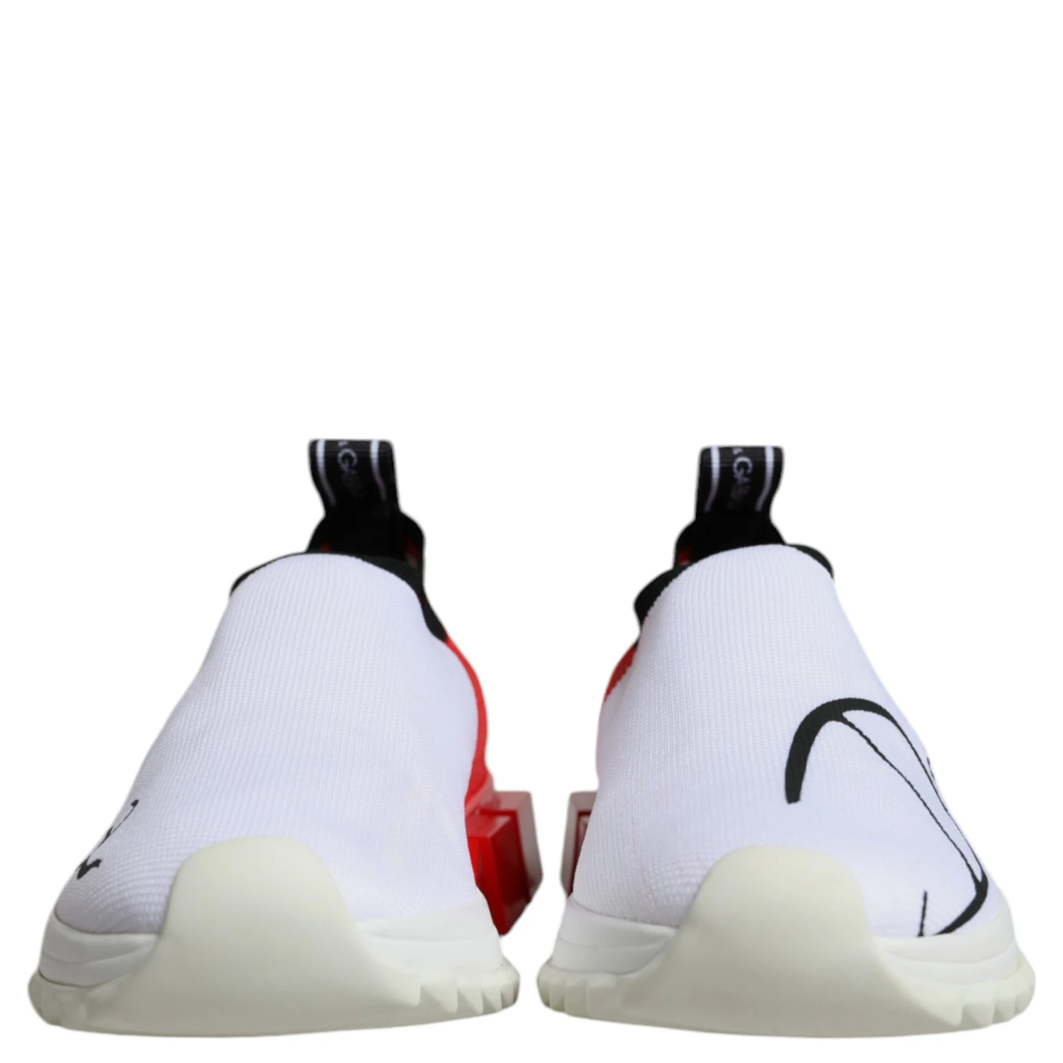 White Red Low Top Sorrento Men Sneakers Shoes