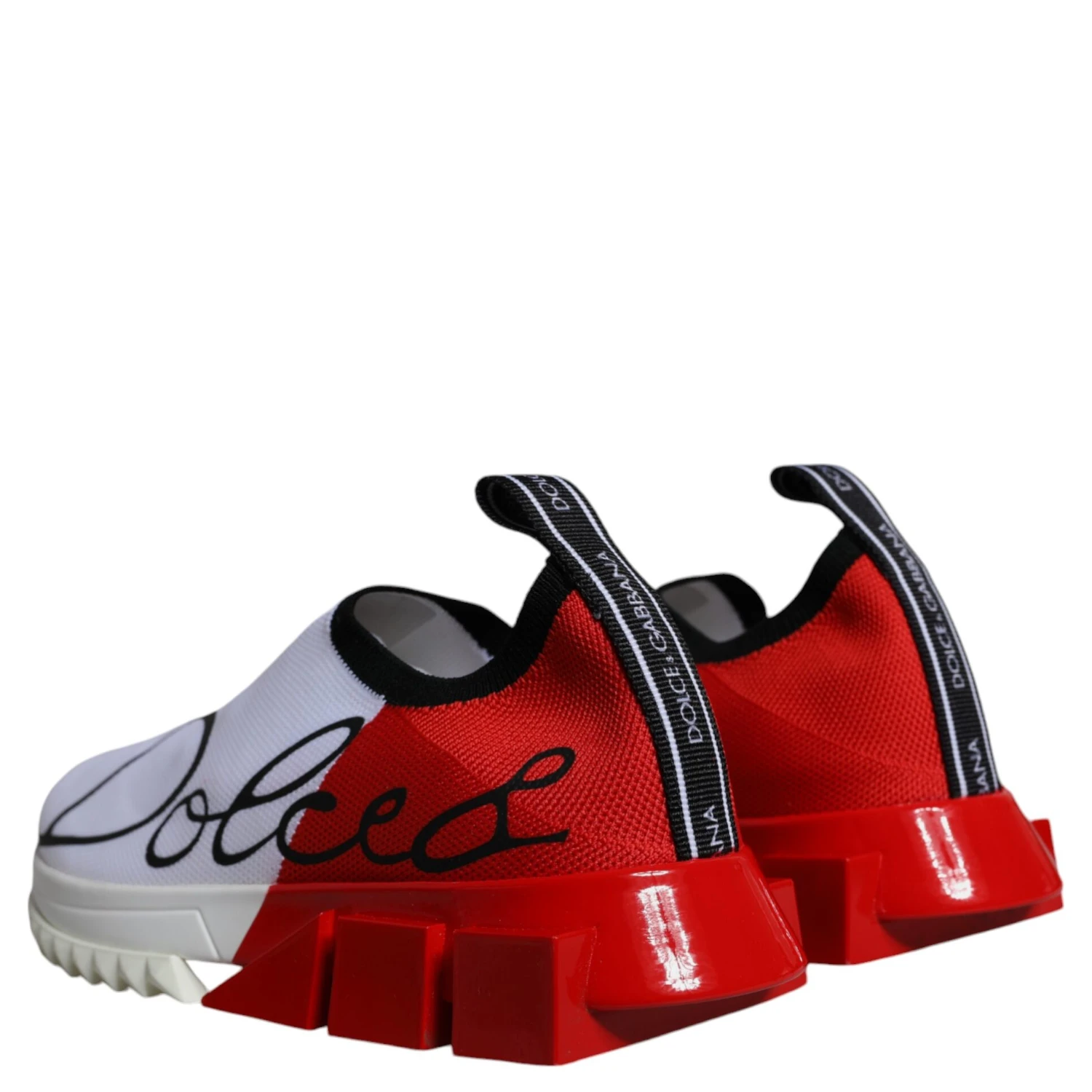 White Red Low Top Sorrento Men Sneakers Shoes