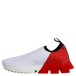 White Red Low Top Sorrento Men Sneakers Shoes